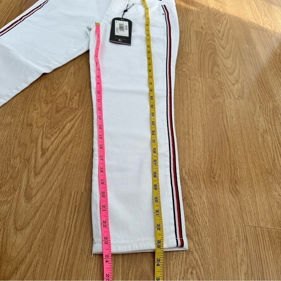 NWT Hilfiger Jeans Size 2 White Jeans Tribeca Skinny Crop - Picture 3 of 7